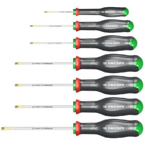 Tournevis Jeu de 7 tournevis PROTWIST Torx et Resistorx - FACOM - ATXR.J7PB