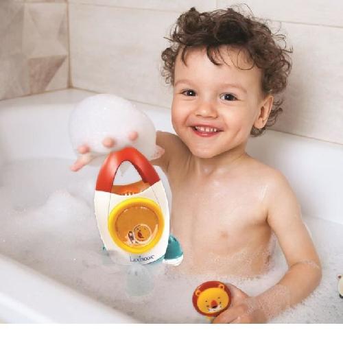 Jouet De Bain Jeu de bain fusée avec 3 animaux souples - LEXIBOOK - pour enfants de 18 mois et plus - jets d'eau tournants