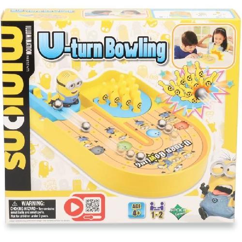 Jeu De Societe - Jeu De Plateau Jeu de Bowling - EPOCH GAMES - Minions U-turn Bowling - Réalise un Strike avec les Minions !