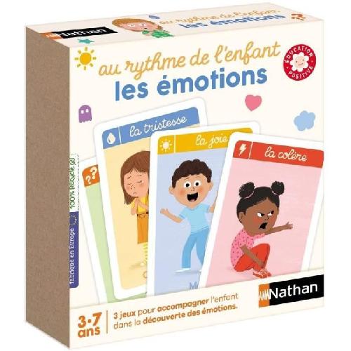 Jeu D'apprentissage Jeu de cartes des émotions NATHAN