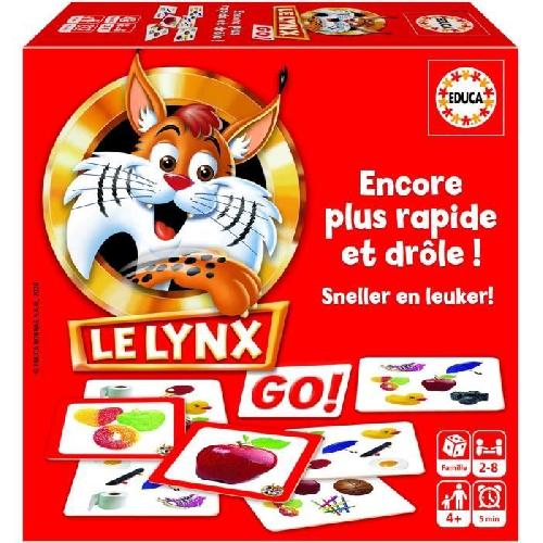 Puzzle Jeu de cartes Le Lynx - EDUCA - Rouge - Dessins animés et BD - Mixte