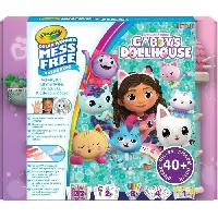 Jeu De Coloriage - Dessin - Pochoir Coloriage - CRAYOLA - Color Wonder Activity Kit Gabby's Dollhouse - Coffret d'activites colorees! Des 3 ans