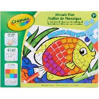Jeu De Coloriage - Dessin - Pochoir Crayola - Atelier de Mosaique - Activites pour les enfants