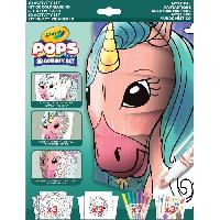 Jeu De Coloriage - Dessin - Pochoir Creatif - CRAYOLA - POPS 3D Mystical - Dessins 3D faciles a realiser! Des 6 ans