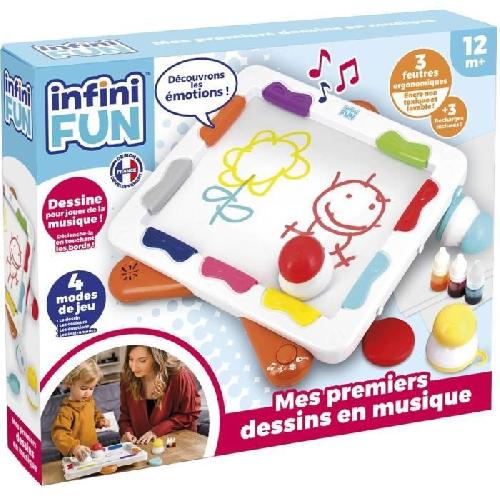 Imitation Instrument Musique Jeu de coloriage - dessin - pochoir Infini fun - I18810FR2