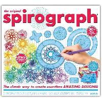 Jeu De Coloriage - Dessin - Pochoir Spirograph - Coffret classique 30 pieces - Silverlit - Art et mathématiques - a partir de 8 ans