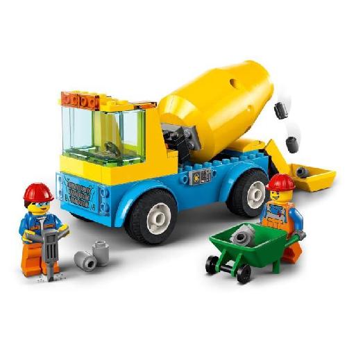 Jeu D'assemblage - Jeu De Construction - Jeu De Manipulation Jeu de construction - LEGO - City Le Camion Betonniere - Vehicule de construction pour enfants des 4 ans