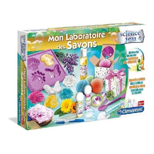 Jeu De Creation Savon Jeu de création de savons - CLEMENTONI - Mon laboratoire des savons - Pour enfants a partir de 8 ans