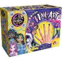 Jeu De Creation Maquillage Kit manucure - LISCIANI - The Moon Academy - Moon Art des ongles - Vernis magiques - Effets phosphorescents et craqueles