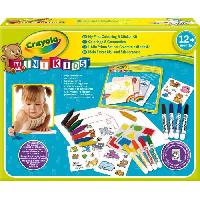 Jeu De Mode - Couture - Stylisme Crayola - Mini Kids - Mon premier coffret de coloriage et de gommettes - Coloriage pour enfant et tout petit