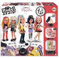 Jeu De Mode - Couture - Stylisme Poupée articulée a assembler EDUCA - My Model Doll Design Pop Star - Rouge - Pour filles de 8 ans et plus