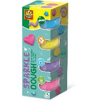 Jeu De Pate A Modeler Pate a modeler Feel good - Scintillant -4x90gr- - SES CREATIVE