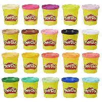 Jeu De Pate A Modeler Play-Doh 20 Pots Pate a modeler. Super couleurs. 84 g chacun