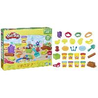 Jeu De Pate A Modeler Play-Doh Mon petit jardin. Coffret de pate a modeler pour faire pousser des fleurs et fruits avec accessoires. Des 3 ans