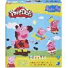 Jeu De Pate A Modeler PLAY-DOH - Styles de Peppa Pig avec 9 Pots de pâte a modeler atoxique - 11 accessoires - jouet pour enfants - des 3 ans - Les héros