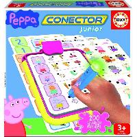 Jeu De Questions - Reponses Jeu educatif electronique Peppa Pig Conector Junior - EDUCA - Plus de 200 questions - Mixte - Jaune