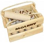 Jeu De Quille - Jeu D'anneau - Jeu De Boule - Jeu De Palet Jeu de quilles Mölkky - TACTIC - Version Luxe - Bois massif - Mixte - A partir de 7 ans