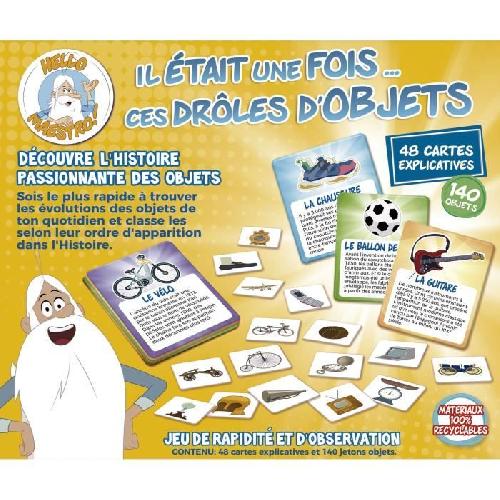 Jeu De Societe - Jeu De Plateau Jeu de rapidité - EDUCA - Il Était Une Fois... Ces Drôles d'Objets - Observation et découverte historique des 6 ans