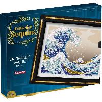 Jeu De Sculpture Kit loisir creatif - LANSAY - Collection Sequins - La Grande Vague - Hokusai - Des 14 ans