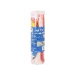 Jeu de serre-cables noir.rouge.naturel.bleu.vert.jaune