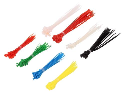 Collier De Serrage - Circlip Jeu de serre-cables noir.rouge.naturel.bleu.vert.jaune