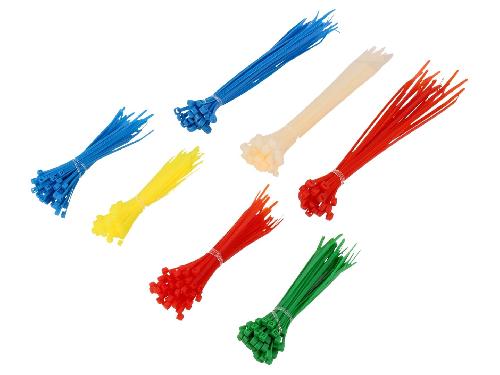 Collier De Serrage - Circlip Jeu de serre-cables Rouge.Naturel.Bleu.Vert.Jaune