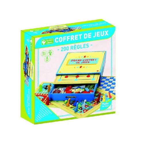 Jeu De Societe - Jeu De Plateau Jeu de société en bois - L'ARBRE A JOUER - Grand Coffret de Jeux - 200 Regles