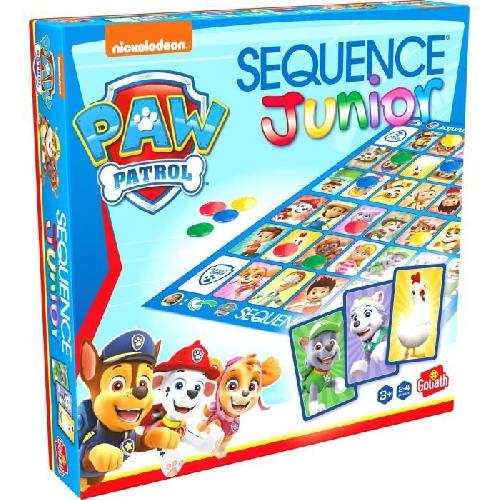 Jeu De Societe - Jeu De Plateau Jeu de société - GOLIATH - Sequence Junior Pat'Patrouille - Jeu familial des 3 ans