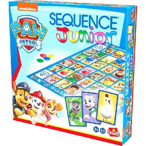 Jeu De Societe - Jeu De Plateau Jeu de société - GOLIATH - Sequence Junior Pat'Patrouille - Jeu familial des 3 ans