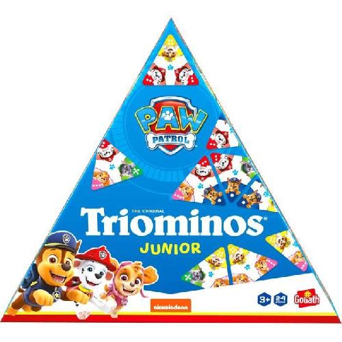 Jeu De Societe - Jeu De Plateau Jeu de société - GOLIATH - Triominos Junior Pat'Patrouille - Dominos triangulaires des 3 ans