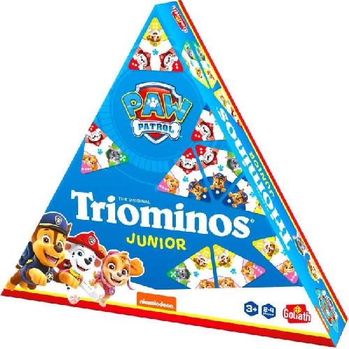 Jeu De Societe - Jeu De Plateau Jeu de société - GOLIATH - Triominos Junior Pat'Patrouille - Dominos triangulaires des 3 ans