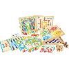 Jeu De Societe - Jeu De Plateau JEUJURA Coffret de Jeux classiques - 150 regles - Pions bois