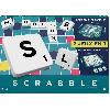 Jeu De Societe - Jeu De Plateau Mattel Games - Scrabble-Jeu de société familial classique avec 2 modes de jeu HWD44