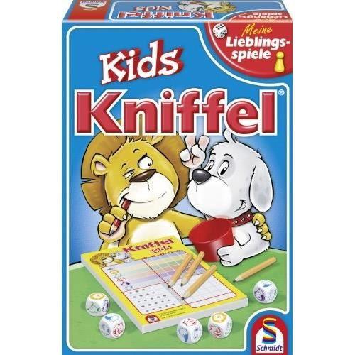 Jeu De Societe - Jeu De Plateau Jeu de société Kniffel Kids - SCHMIDT SPIELE - Dés amusants - 15 min - Intérieur - Mixte