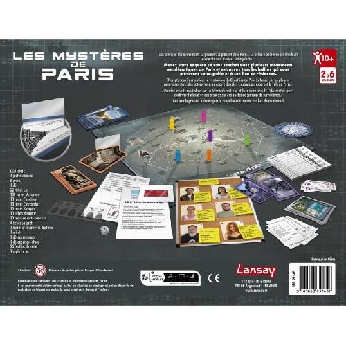 Jeu De Societe - Jeu De Plateau Jeu de société - LANSAY - 75145 - Les Mysteres De Paris 10+