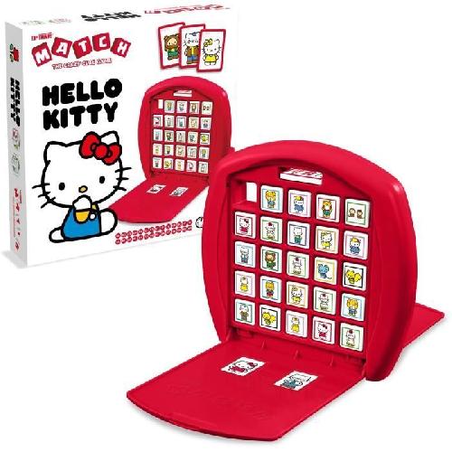 Jeu De Societe - Jeu De Plateau Jeu de société - WINNING MOVES - Match Hello Kitty - Alignez 5 cubes identiques pour gagner