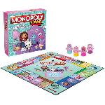 Jeu De Societe - Jeu De Plateau Jeu de société - WINNING MOVES - Monopoly Junior Gabby et la Maison Magique - Version enfant Gabby's Dollhouse