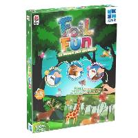 Jeu De Stickers Activite creative - MEGABLEU - Foil Fun - Royaume des Animaux - oeuvres magiques faciles a creer