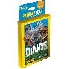 Jeu De Stickers Cartes a collectionner - PANINI - DINOS NATIONAL GEOGRAPHIC KIDS - PANINIPEDIA - Blister 7 pochettes