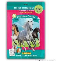 Jeu De Stickers Pack de démarrage - PANINI - Collection de cartes pour les fans de chevaux - Contient 1 classeur + 2 pochettes