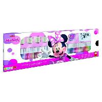 Jeu De Tampon Coffret de coloriage - MULTIPRINT - 18866 - 60 feutres - 4 tampons - Minnie Mouse