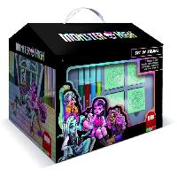 Jeu De Tampon Maison de coloriage - MULTIPRINT - 9869 - 7 tampons Monster High