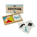 Jeu De Societe - Jeu De Plateau Jeu de tangram en bois - JEUJURA - 8144 - Coffret en bois - 7 pieces - 30 modeles