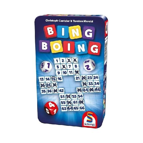 Jeu De Societe - Jeu De Plateau Jeu de voyage Bing boing boite metal SCHMIDT