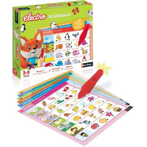 Jeu De Questions - Reponses Jeu éducatif électronique - NATHAN - Electro Animaux - Découverte des animaux - Pour enfants de 3 ans et plus