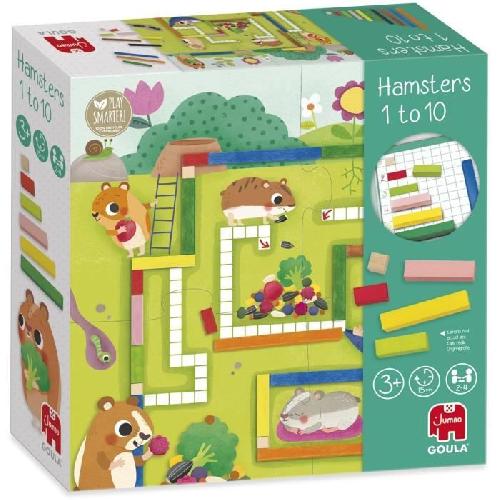 Jeu D'apprentissage Jeu éducatif - GOULA - 1-10 Maths - Aide les hamsters a constituer leurs provisions pour l'hiver