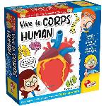 Etude Anatomie Humaine Jeu éducatif - LISCIANI - Vive le Corps Humain - Découverte du corps - Quiz et parcours - Multiniveaux ludiques