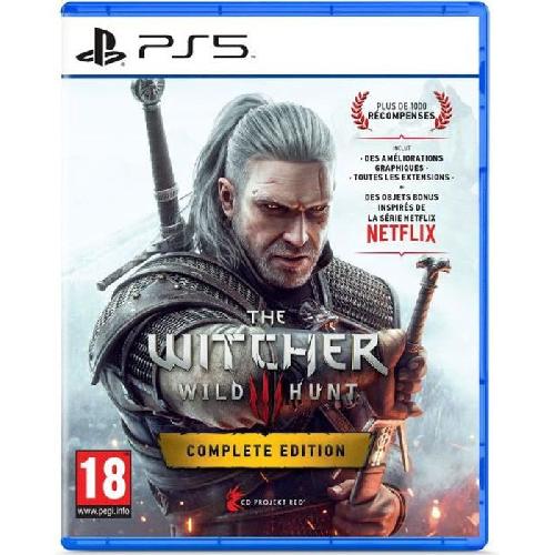 Jeu Playstation 5 Jeu PS5 - CD PROJEKT RED - The Witcher 3: Wild Hunt Complete Edition - Jeu de rôle - En boîte - Blu-Ray