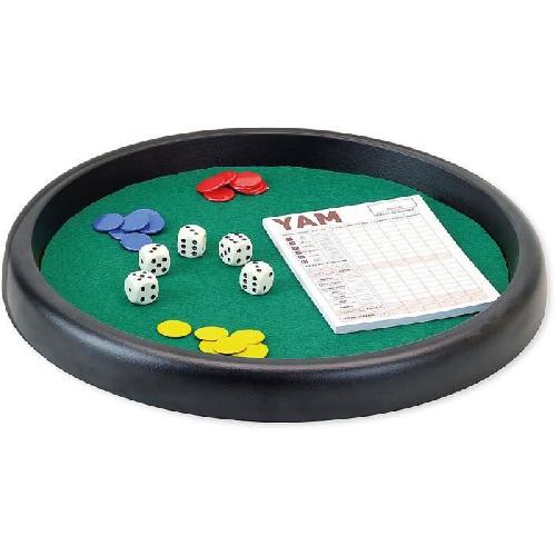 Jeu De Societe - Jeu De Plateau JEUJURA - 8154 - PISTE DE DES - YAM - 421 - DIAMETRE 31 CM