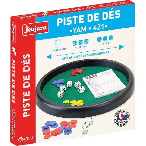 Jeu De Societe - Jeu De Plateau JEUJURA - 8154 - PISTE DE DES - YAM - 421 - DIAMETRE 31 CM